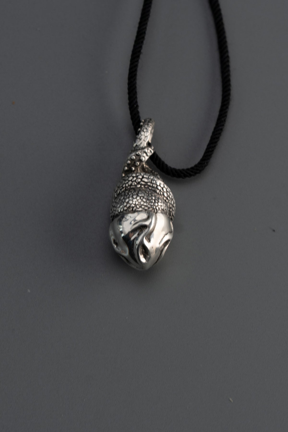 Anatomical Heart with Tentacles — Silver Pendant