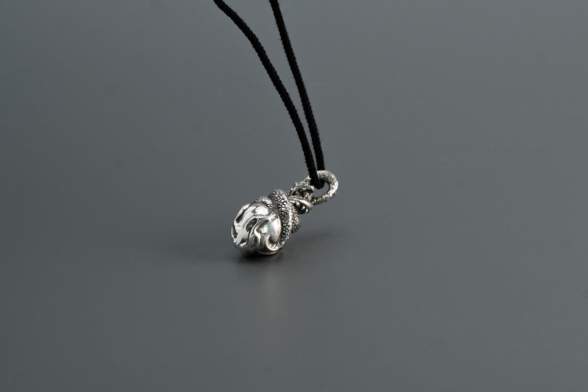 Anatomical Heart with Tentacles — Silver Pendant